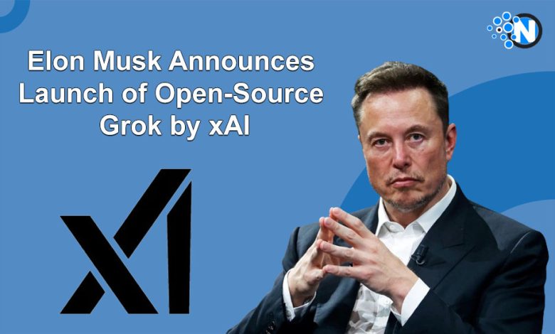 Elon Musk Announces Launch of Open-Source Grok by xAI