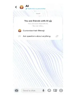 My AI will again appear in your chat feed.