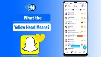 Graphic showing a yellow heart emoji with the text "What the Yellow Heart Means?" on a stylized background.