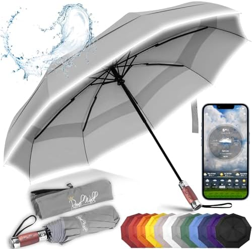 Royal Walk Windproof Folding Travel Umbrella