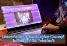 Lenovo’s Transparent Laptop Concept