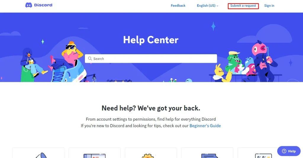 Submit a Request