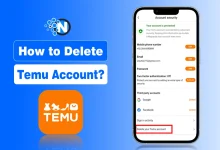 How to Delete Temu Account