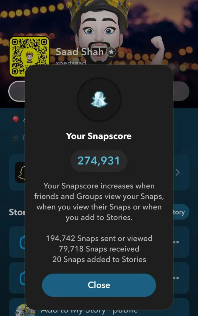 A SHOW OF THE SNAPSCORES WITH A CLEAR DESCRIPTION 