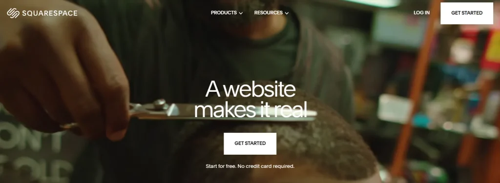 Squarespace Homepage