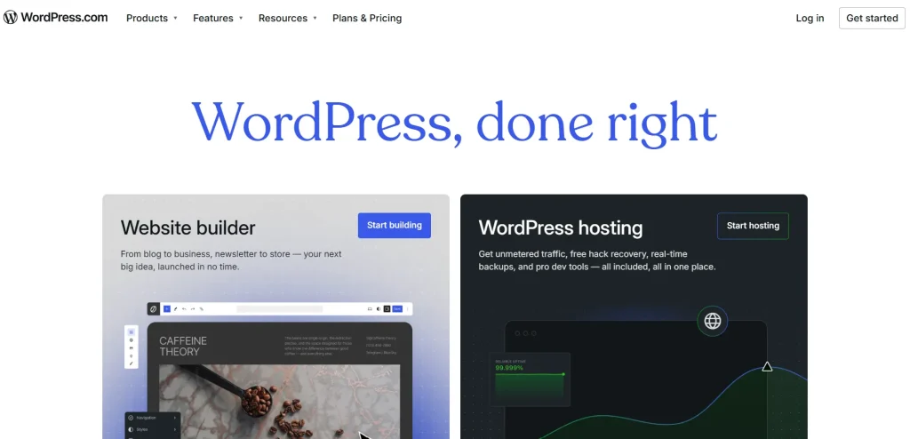 WordPress Homepage