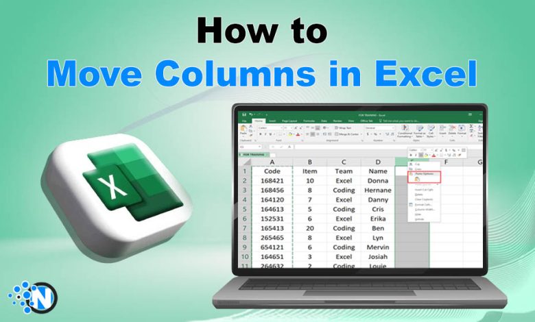 How to Move Columns in Excel