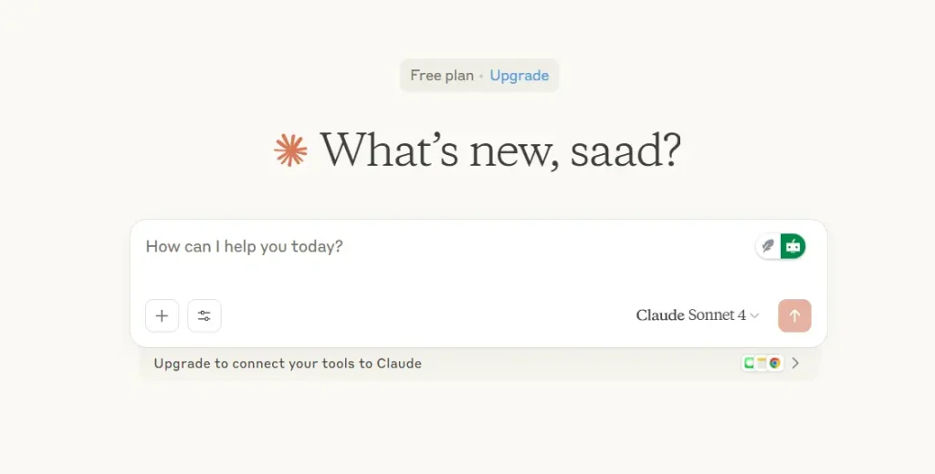 Claude Chat Page