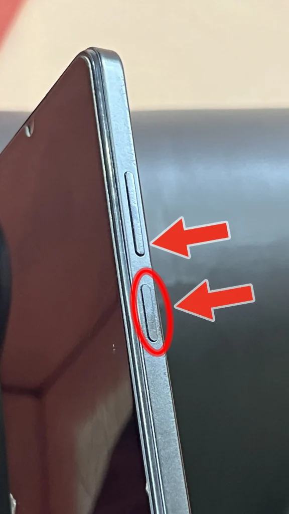 Taking Android screenshot with side buttons by NogenTech