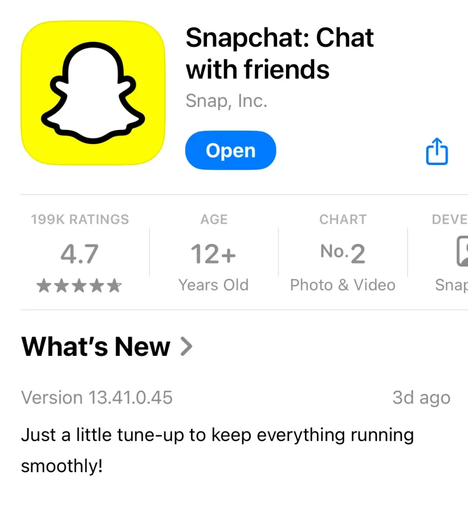 Install Snapchat