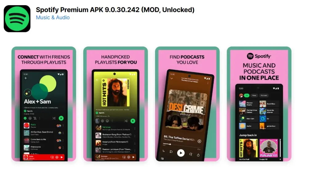 Install Spotify Unblocked Mod APK