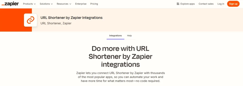 Zapier URL Shortener