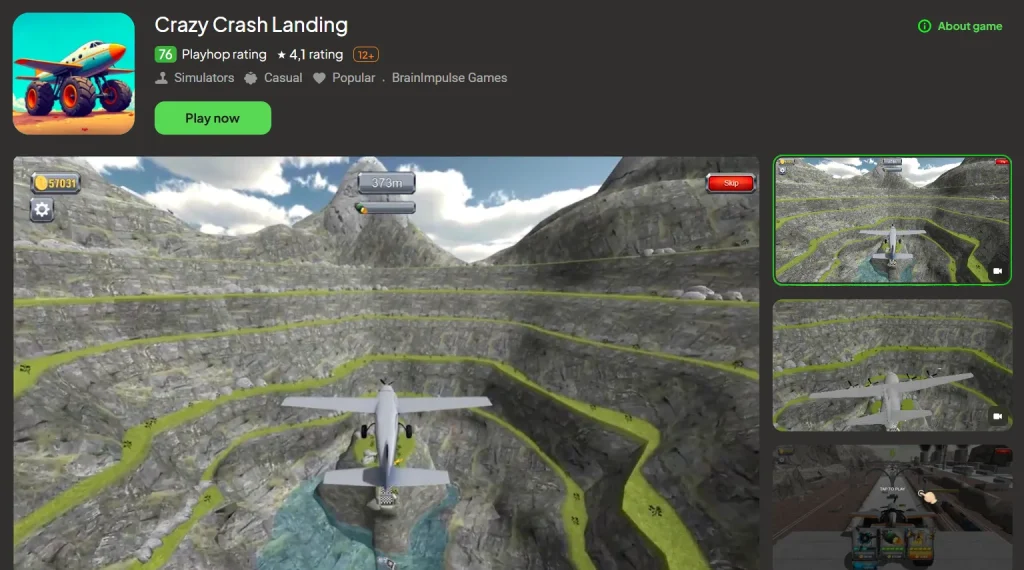 Crazy Crash Landing
