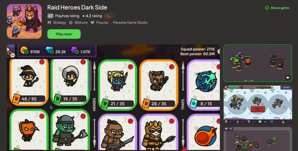 Raid Heroes: Dark Side