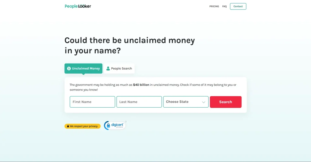 Unclaimed Money Search