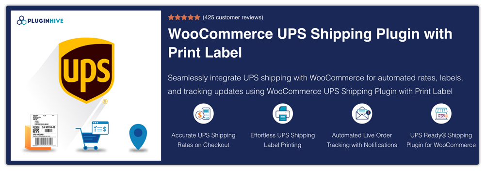 WooCommerce UPS Shipping Plugin with Print Label