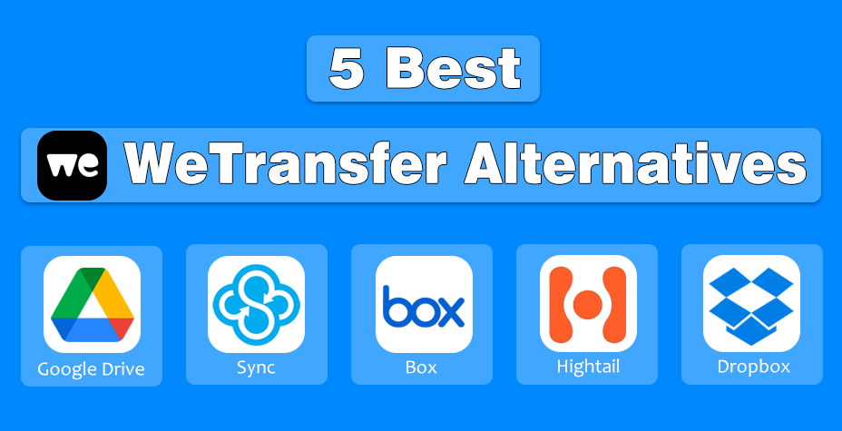 Logos of sites like WeTransfer | Designed by NogenTech