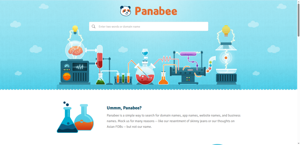 home page screenshot panabee by NogenTech
