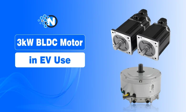 3kW BLDC Motor in EV Use