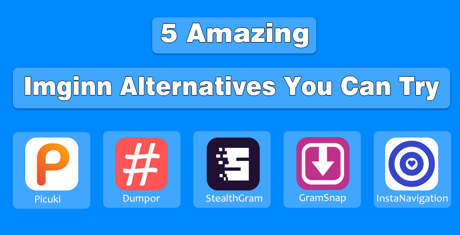 Logos of the 5 Amazing Imginn Alternatives You Can Try