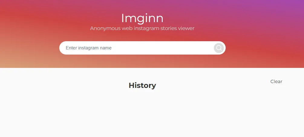 Imginn Display Screenshot