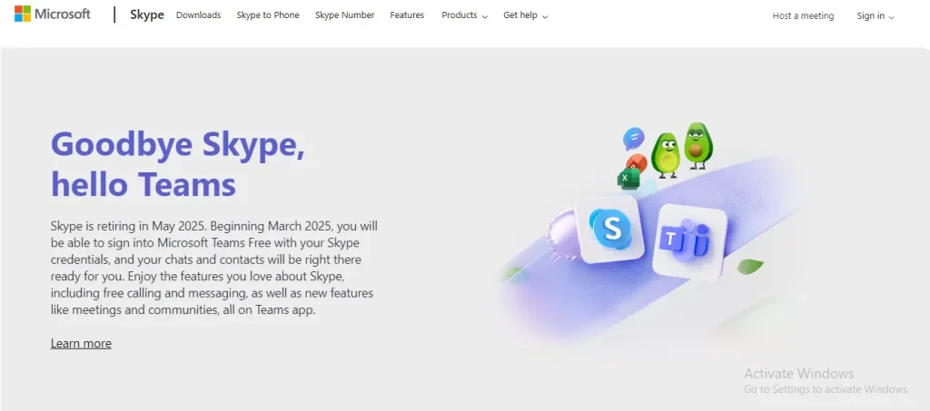 Skype – Best for casual voice and video calls