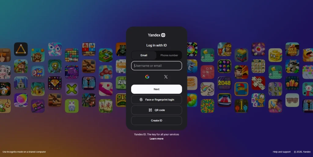 Step 5 of how to play games on Yandex Games
