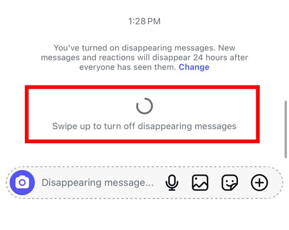 Image of Instagram Chat of Specific Person