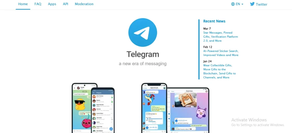Telegram – Best for privacy and simplicity