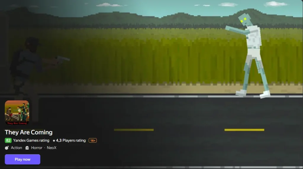 They are coming on Yandex games