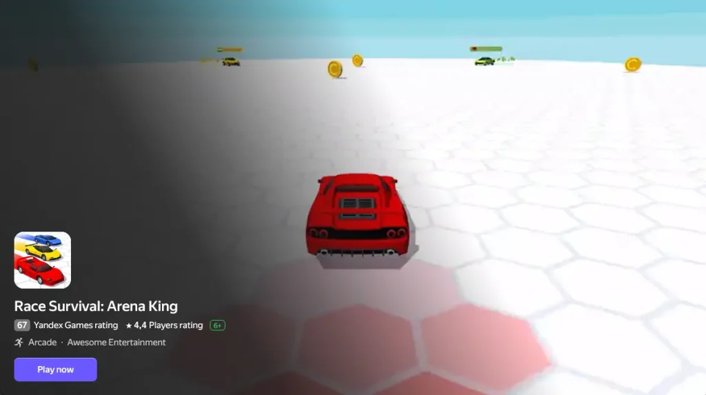 race survival arena king on Yandex Games
