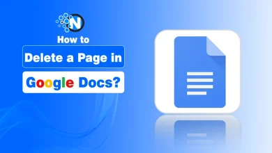 How to Delete a Page in Google Docs