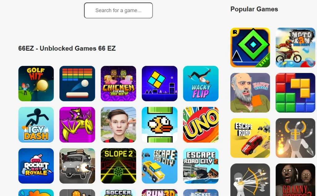 66EZ (Unblocked Games)