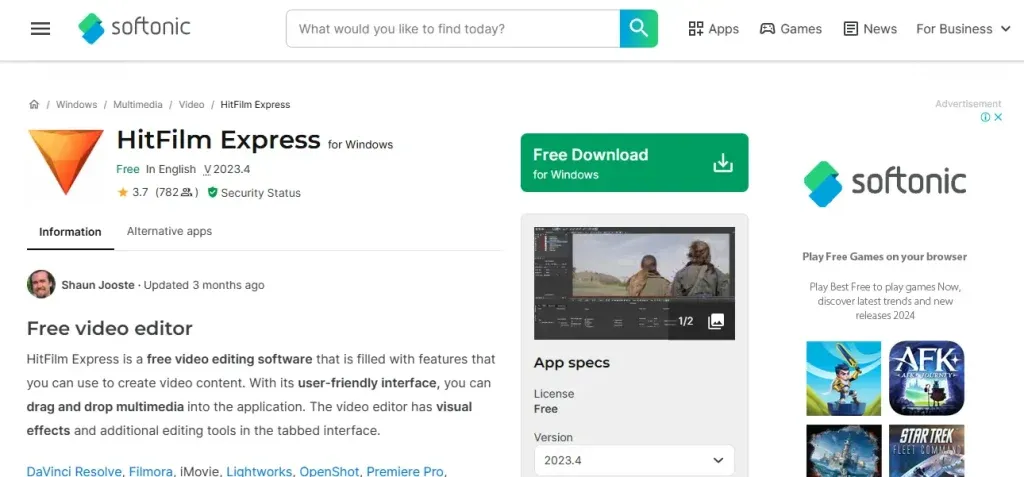 HitFilm Express