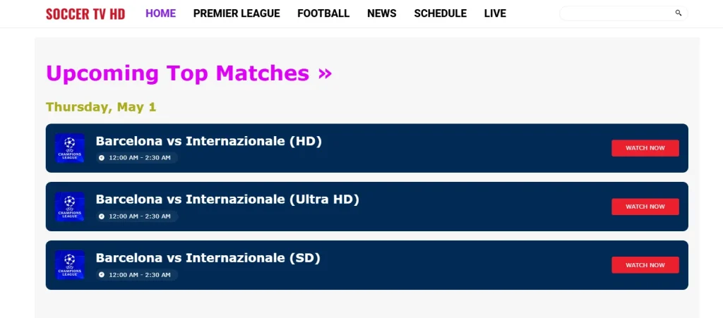 SoccerTVHD Logo