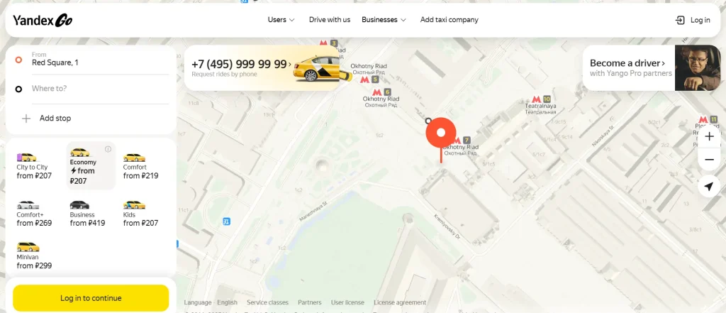 Yandex.Taxi and Ride-Hailing