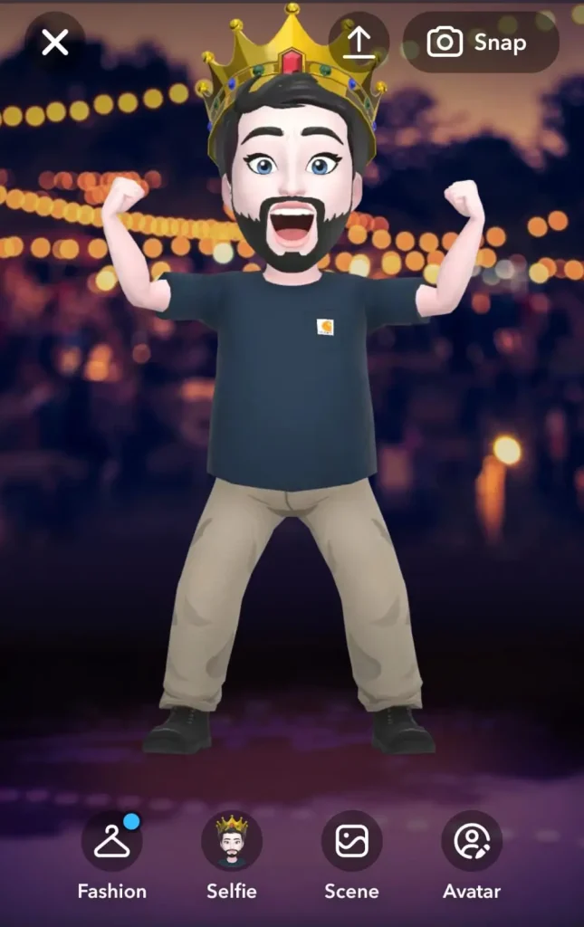 Snapchat bitmoji Integration