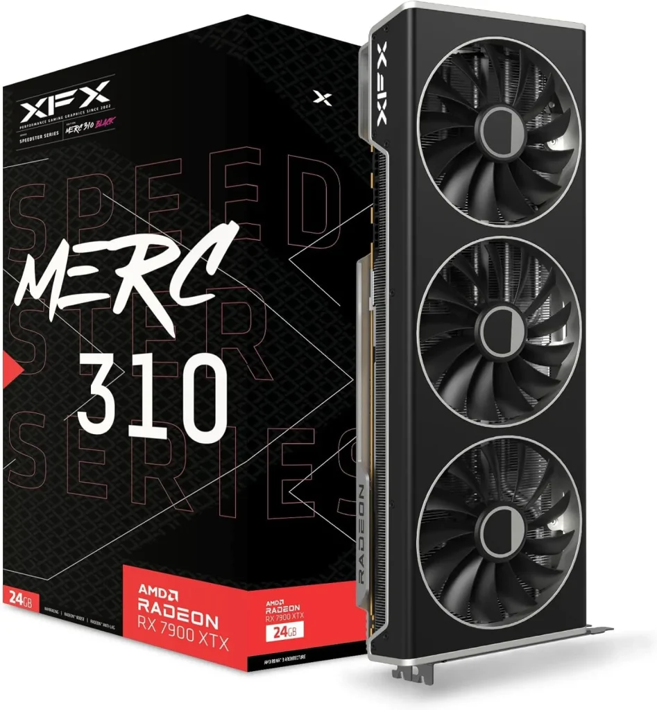 AMD Radeon RX 7900XTX Black Gaming Graphics Card