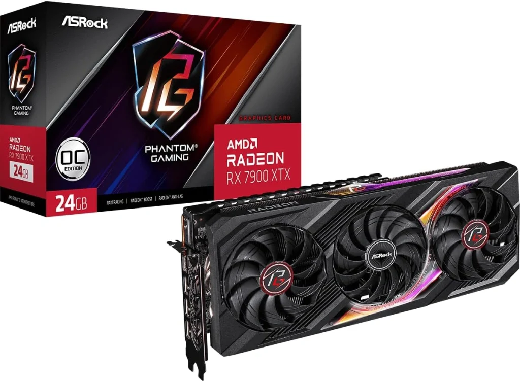 ASRock AMD Radeon RX 7900 XTX Phantom Gaming 24GB OC