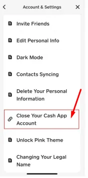 Close Your Cash App Account