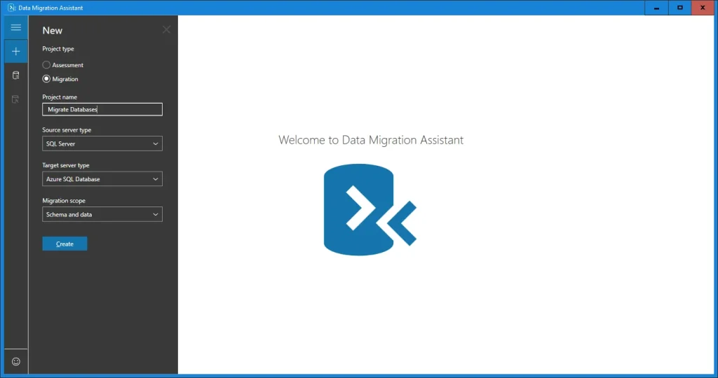 Microsoft Data Migration Assistant (DMA) 