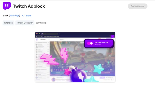 Twitch Adblock