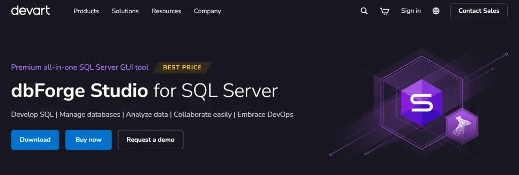 dbForge Studio for SQL Server 