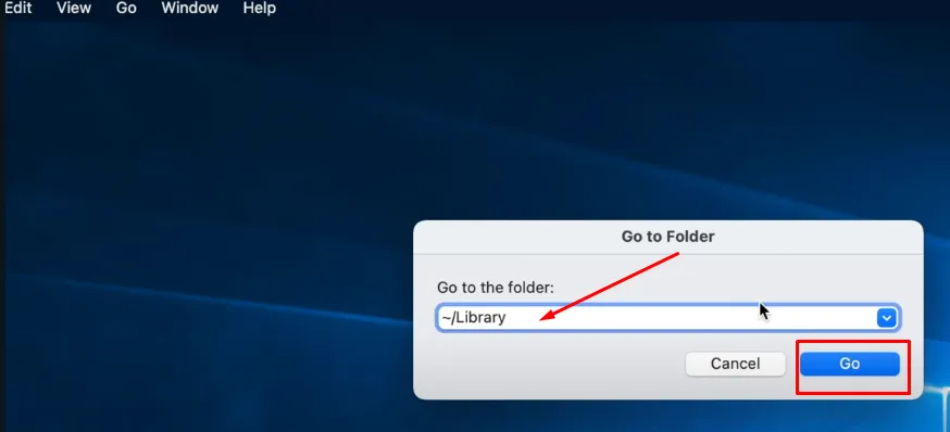 enter the ∼/library
