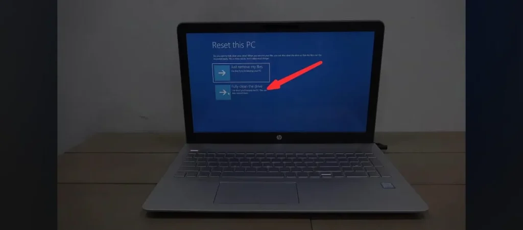 reset settings