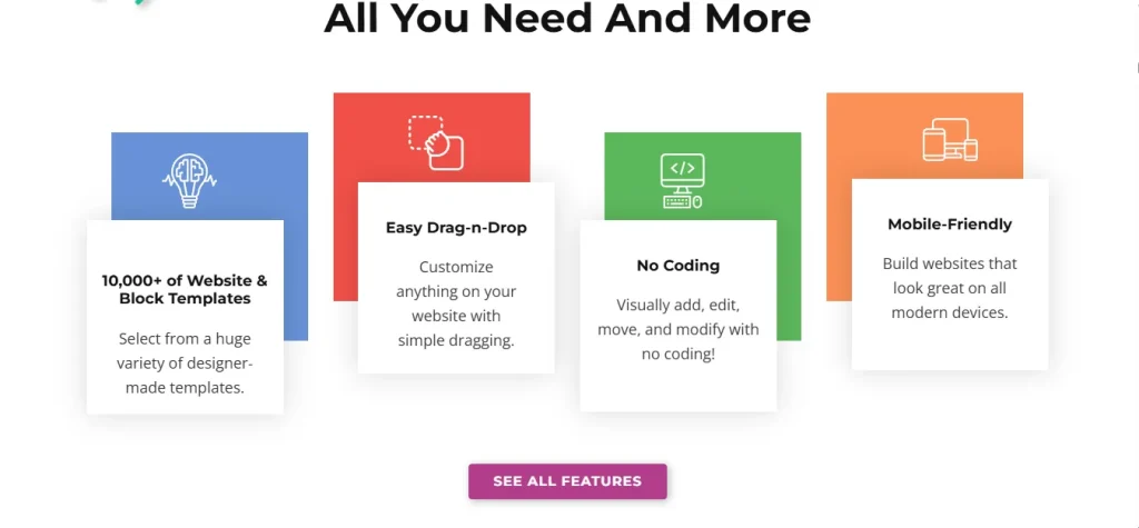 Website Builder Features