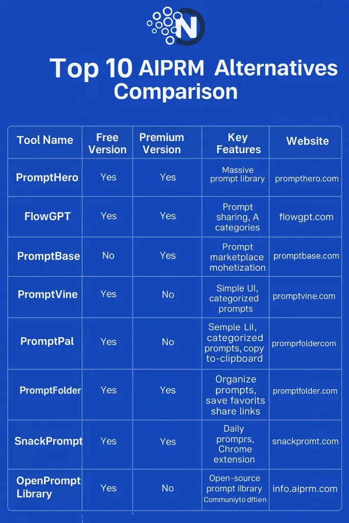 AIPRM Alternatives Comparison