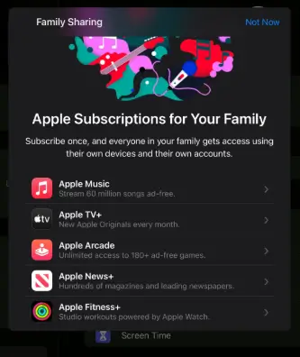 Apple TV+ Family Sharing and Clean UI