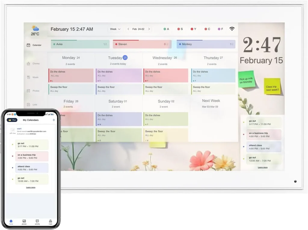 DAKboard Digital Calendar