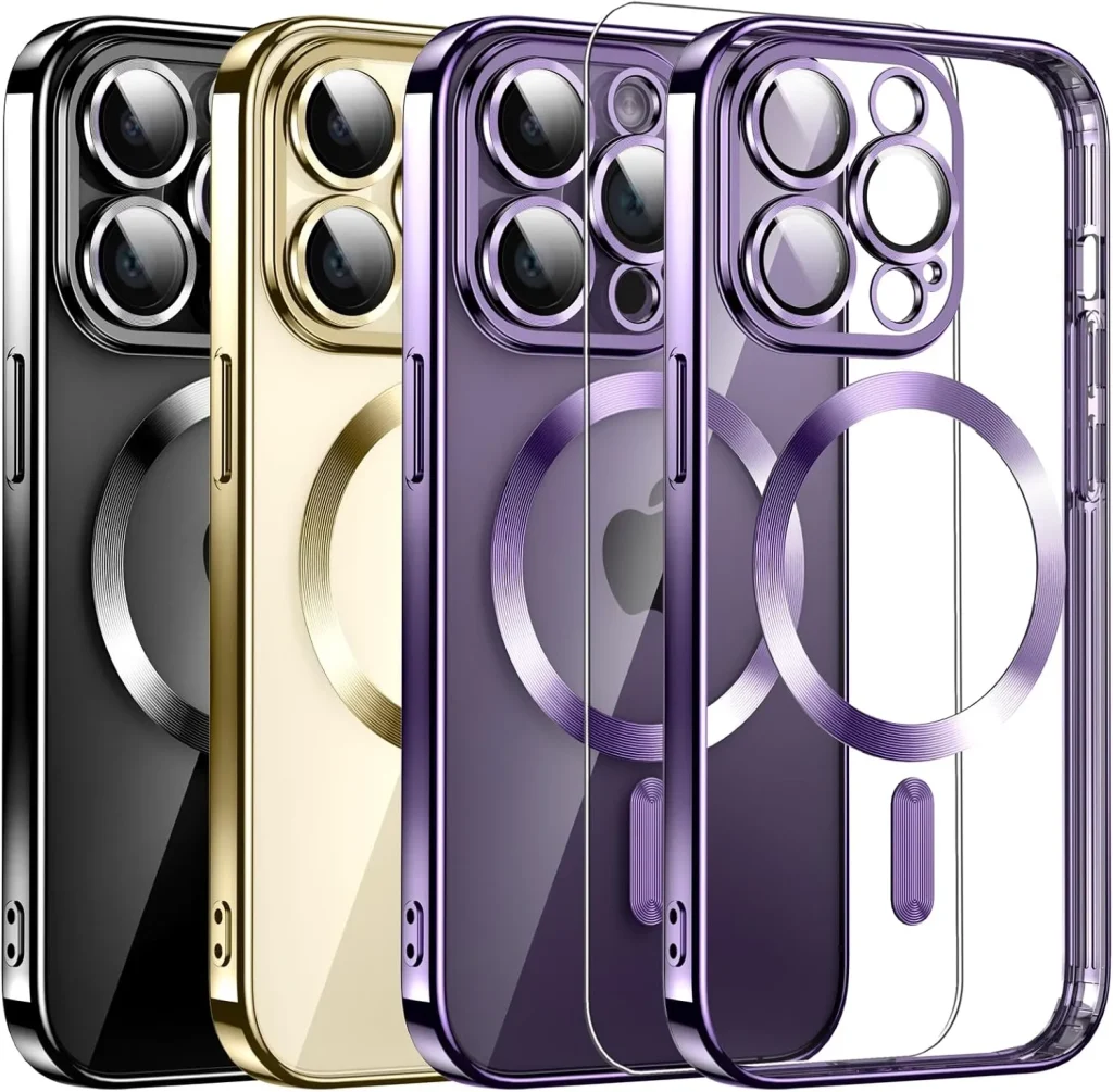 DOSNTO Magnetic Clear for iPhone 14 Pro Max Case